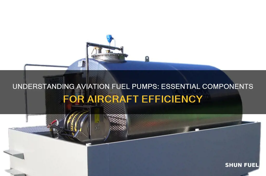 what are aviation fuel pumps for