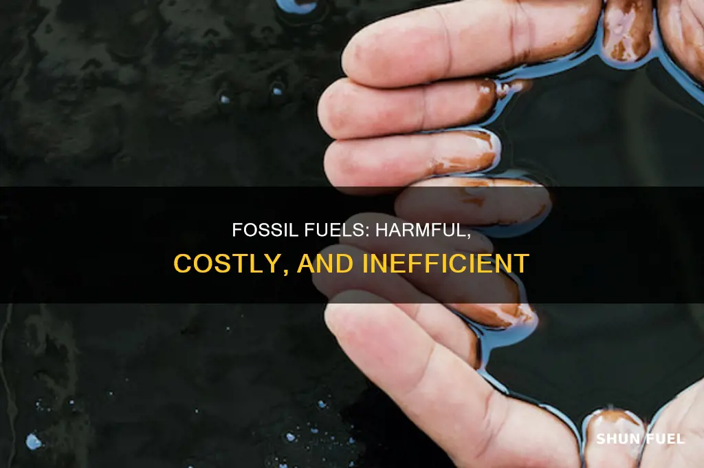 what are cons for fossil fuels