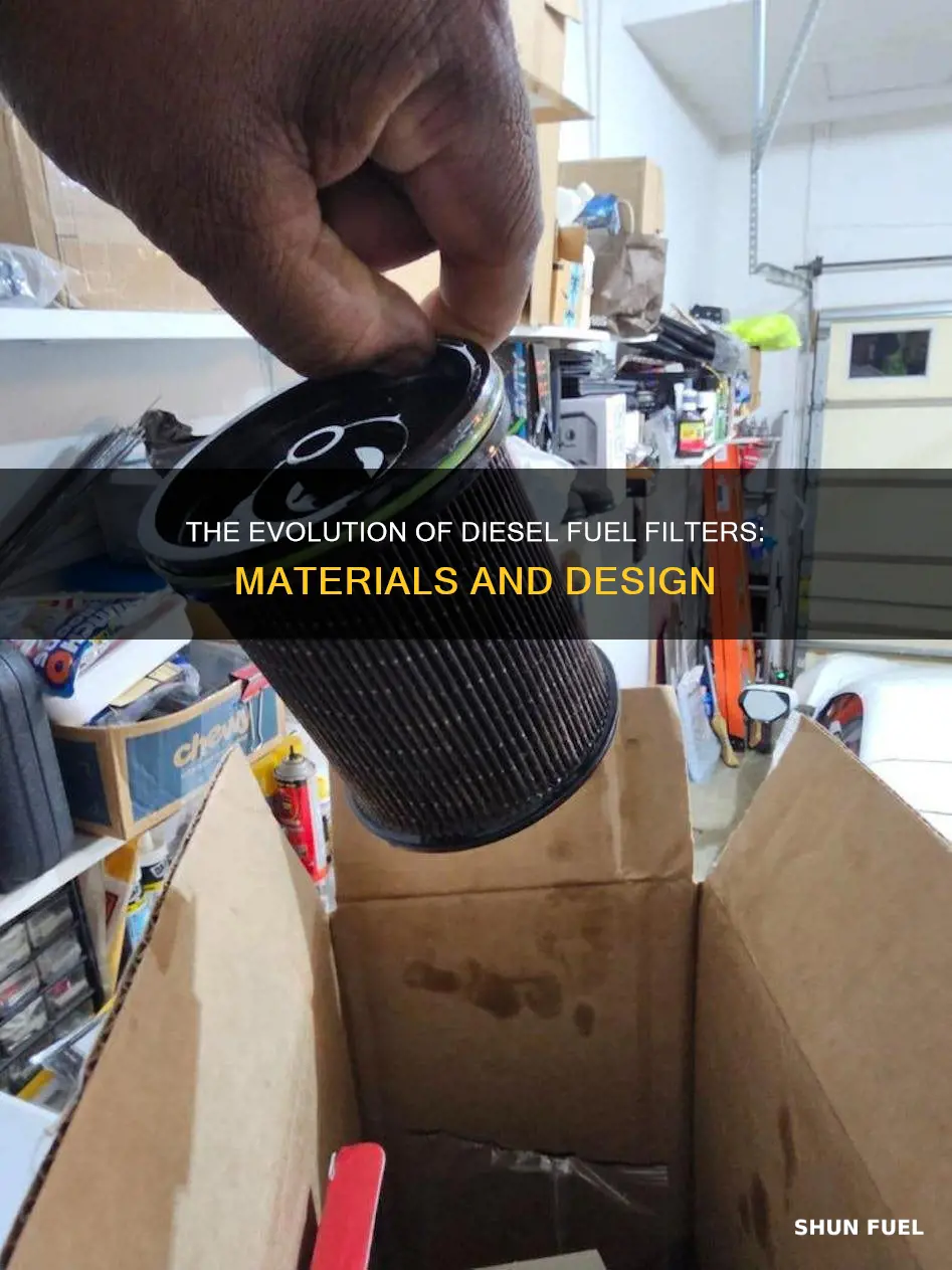 what are diesel fuel filters made of