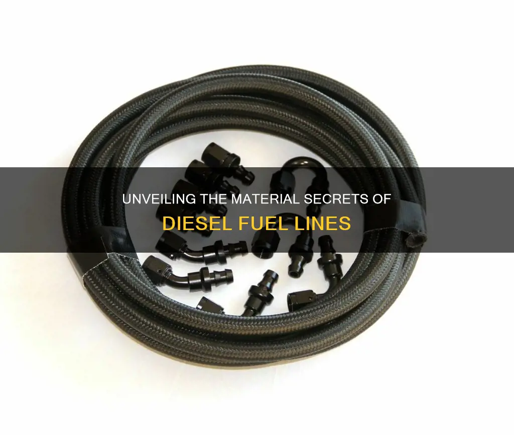 what are diesel fuel lines made of