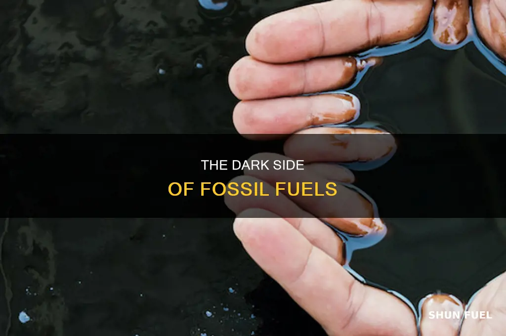 what are drawbacks of using fossil fuels for energy