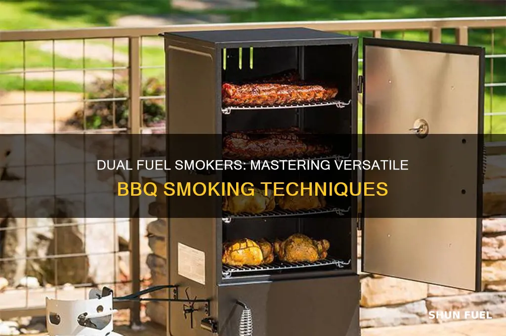 what are dual fuel smokers