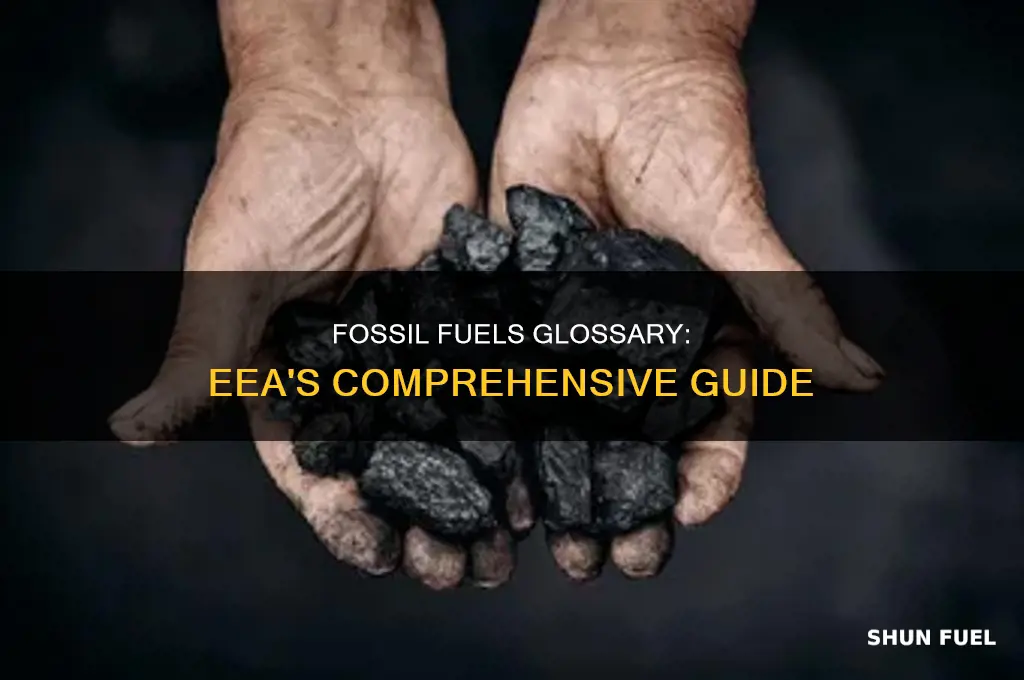 what are fossil fuels glossary eea