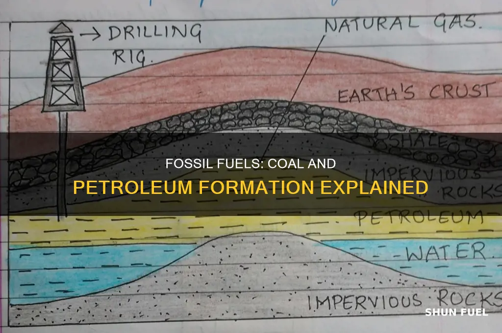 what are fossil fuels how were coal and petroleum formed