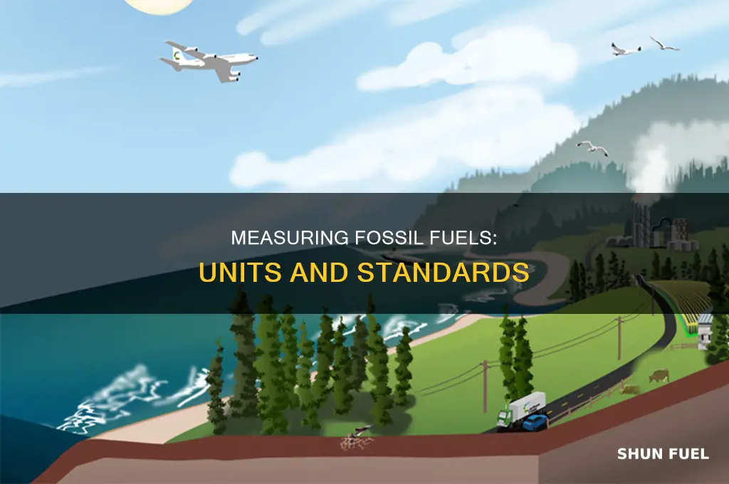 what are fossil fuels measured in