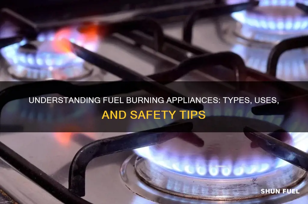 what are fuel burning appliances