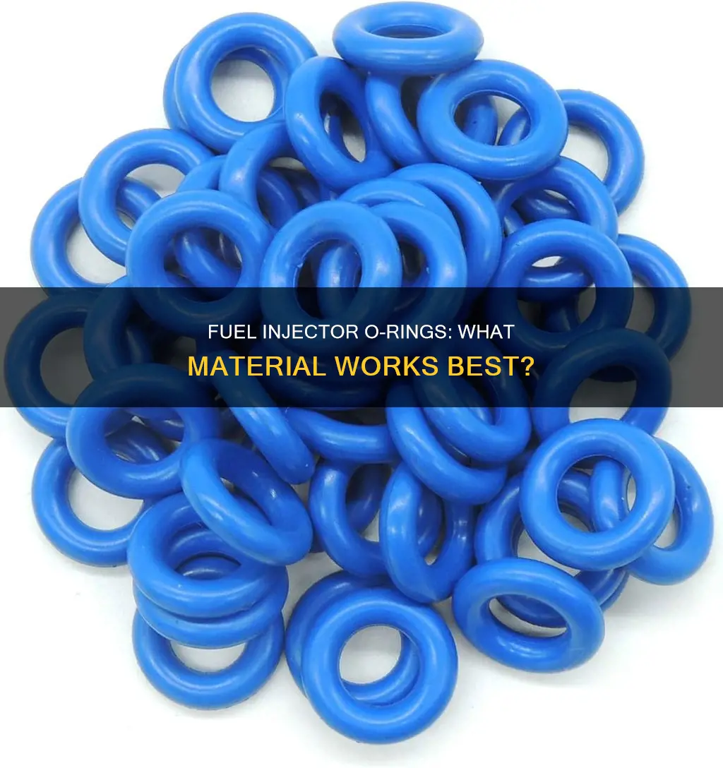 what are fuel injector o rings made of