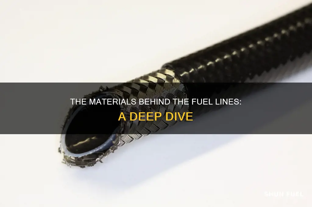 what are fuel lines usually made of