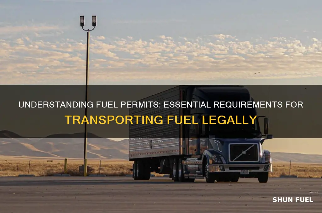 what are fuel permits