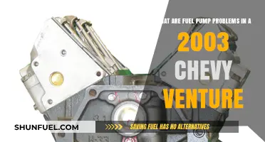 Common Fuel Pump Issues in 2003 Chevy Venture: Causes & Fixes