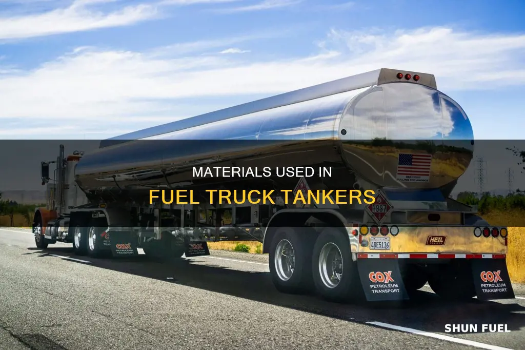 what are fuel truck tanker made of