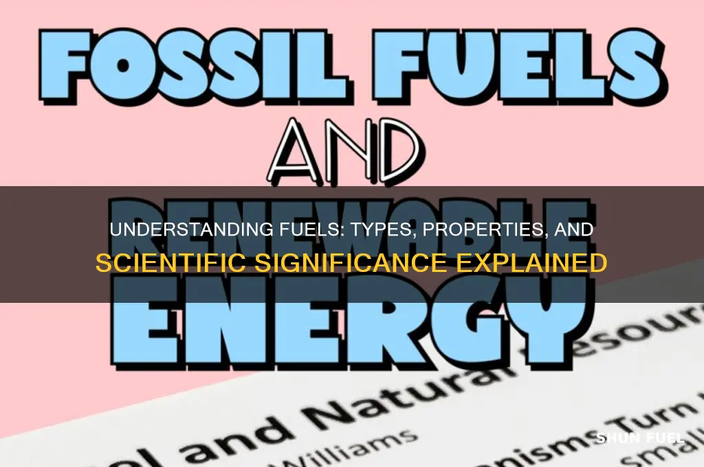 what are fuels in science