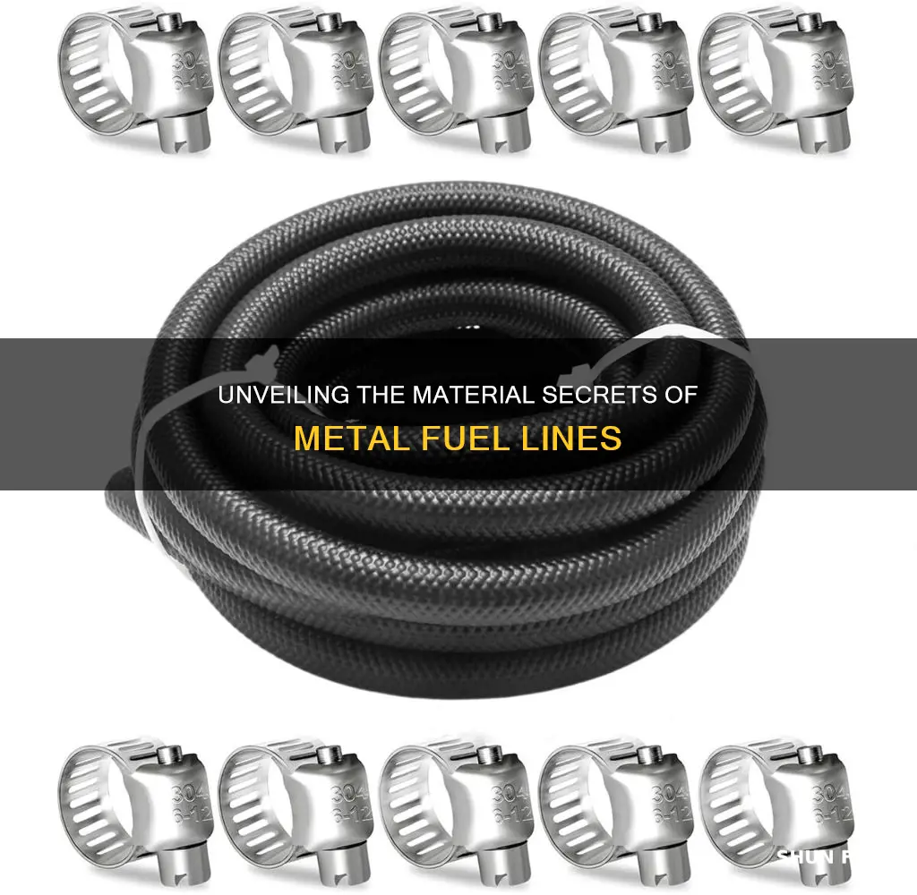 what are metal fuel lines made of