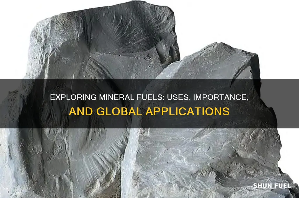 what are mineral fuels used for