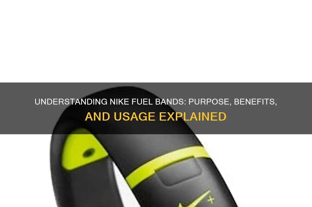 what are nike fuel bands used for