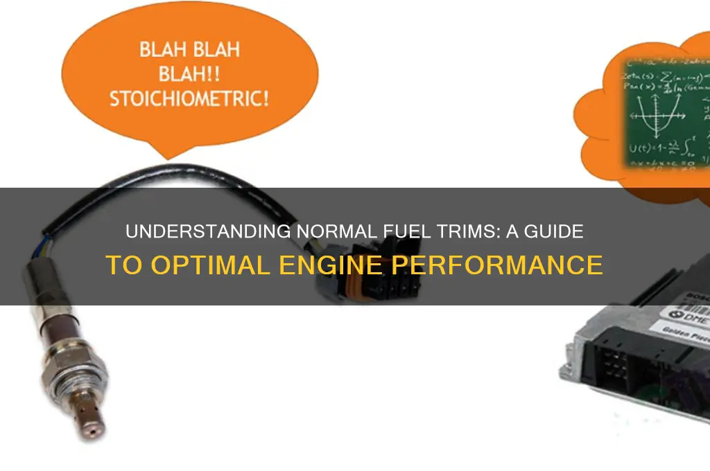 what are normal fuel trims