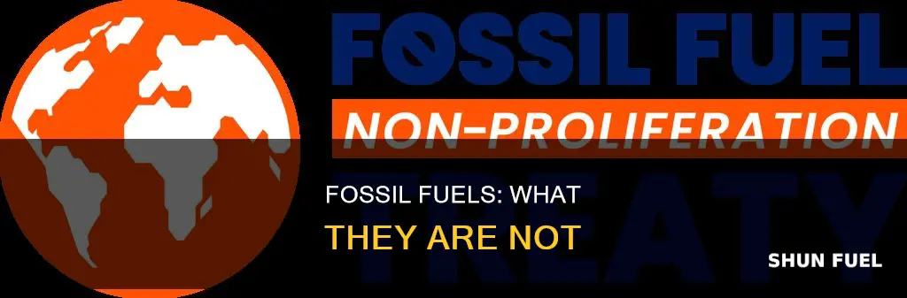 what are not fossil fuels