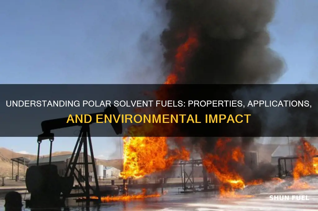 what are polar solvent fuels