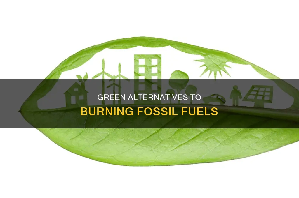 what are potential solutions to burning fossil fuels
