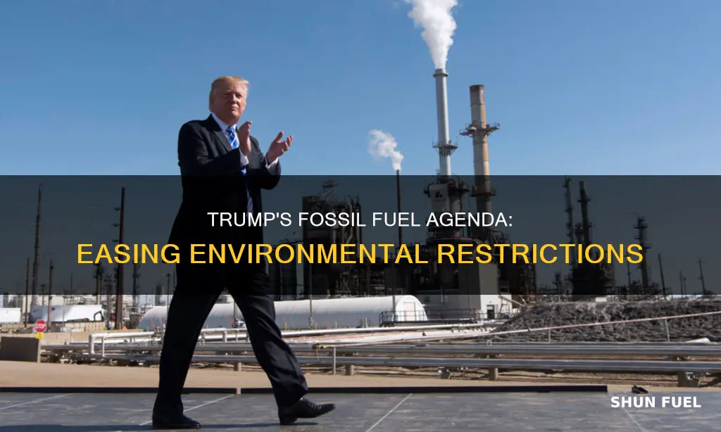 what are restrictions on fossil fuel production trump will change