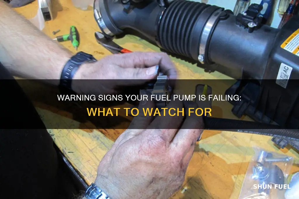 what are signs of a fuel pump going out