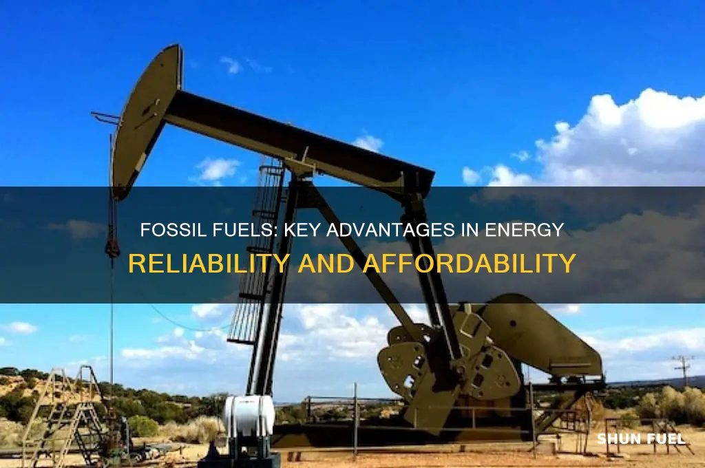 what are some advantage of using fossil fuels