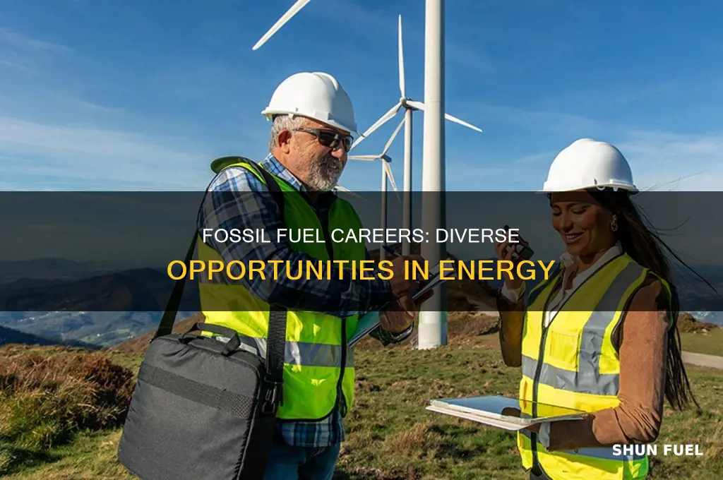 what are some careers available for fossil fuels
