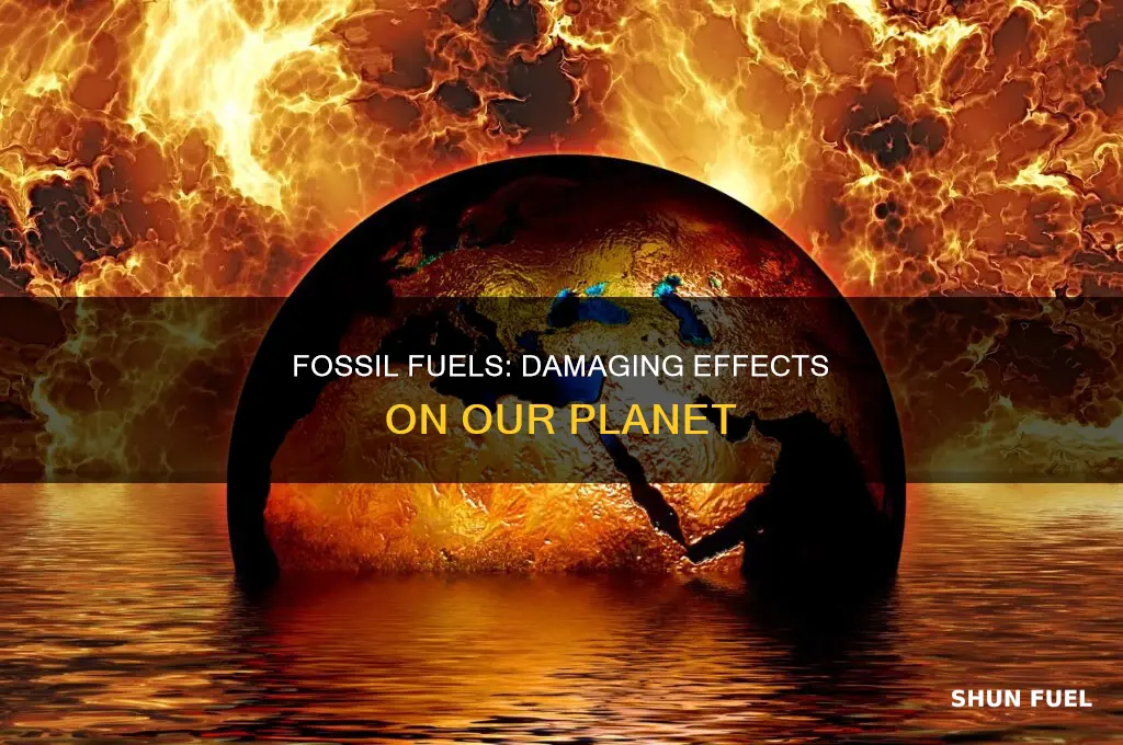 what are some consequences of using fossil fuels