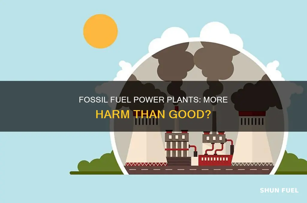 what are some disadvantages of fossil fuel power plants