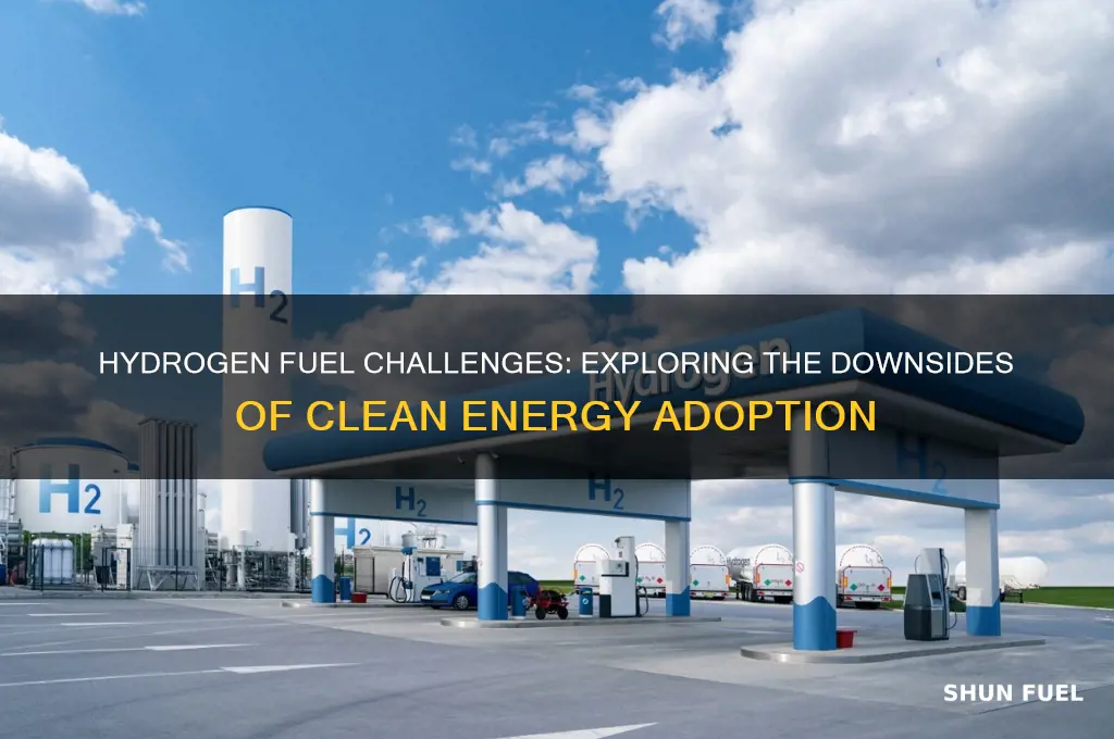 what are some disadvantages of using hydrogen fuel