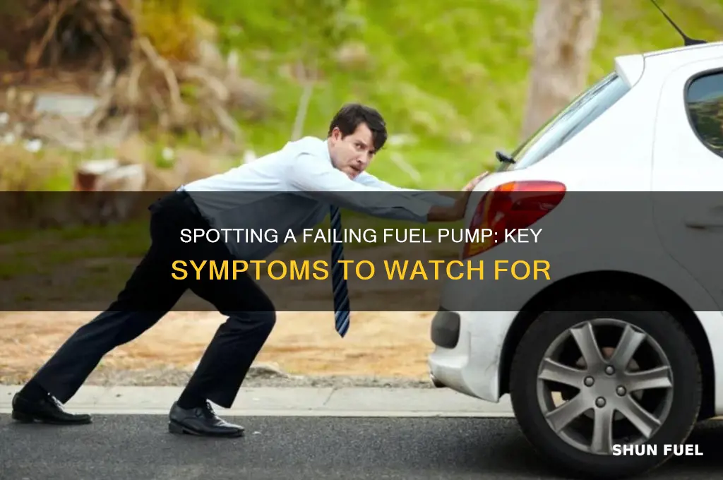 what are some signs of a bad fuel pump