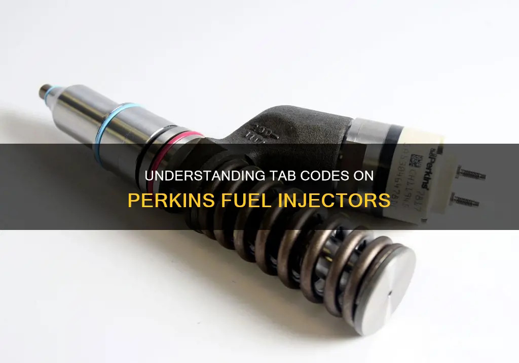 what are tab codes on a perkins fuel injectors