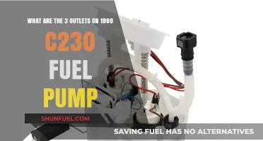 Understanding the Three Outlets on a 1999 C230 Fuel Pump
