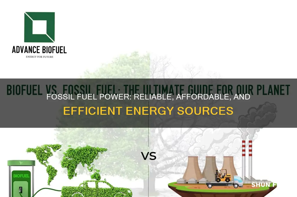 what are the advantages of fossil fuel power stations