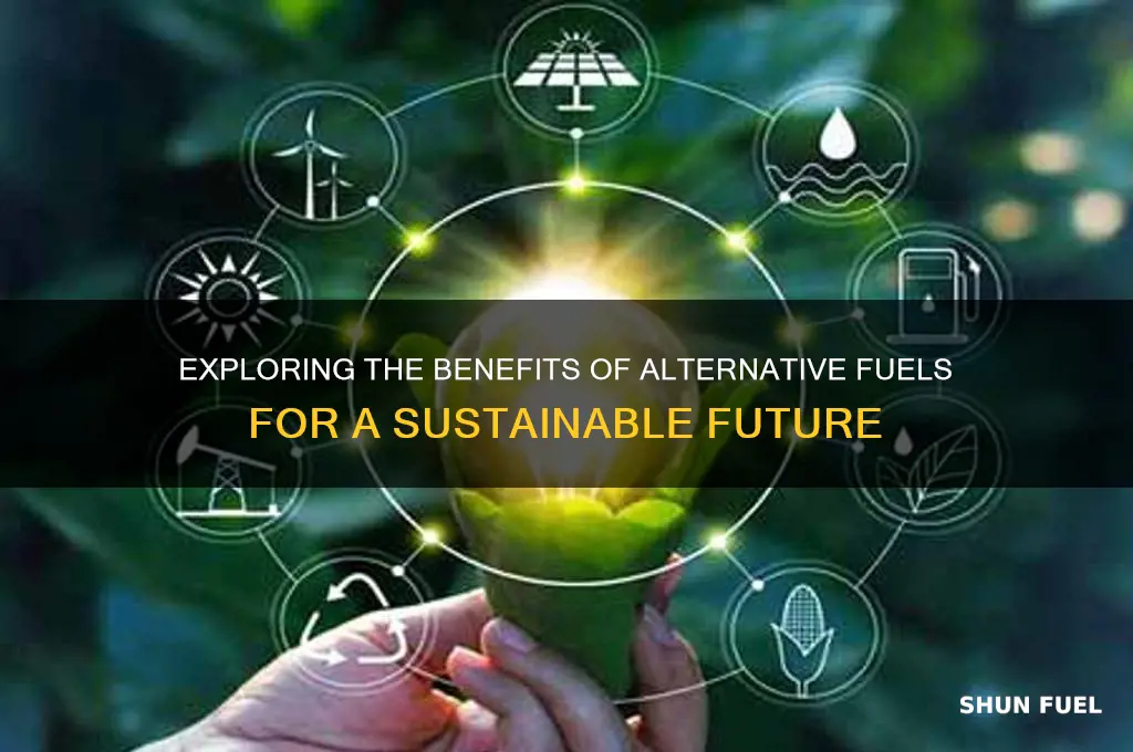 what are the advantages of using alternative fuels