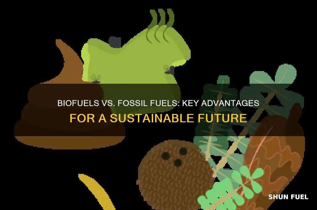 what are the advantages of using biofuels over fossil fuels