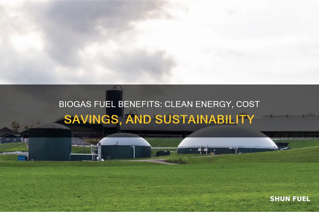what are the advantages of using biogas as fuel
