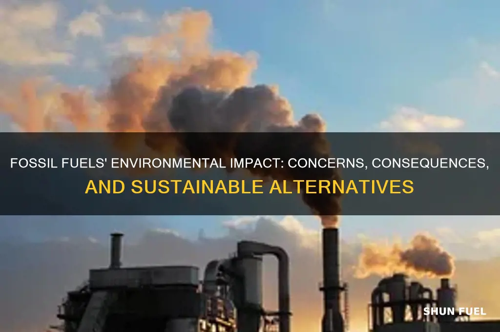 what are the concerns of using fossil fuels