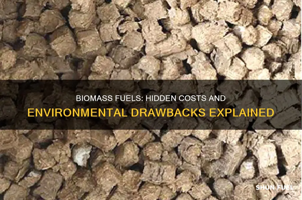 what are the disadvantages of using biomass fuels