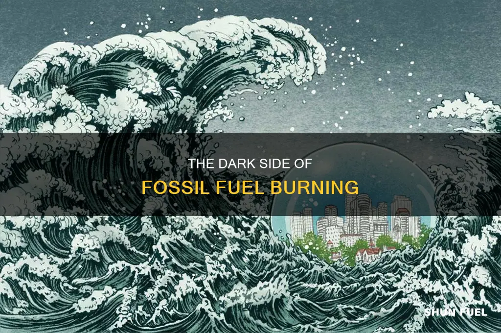 what are the drawbacks of fossil fuel burning