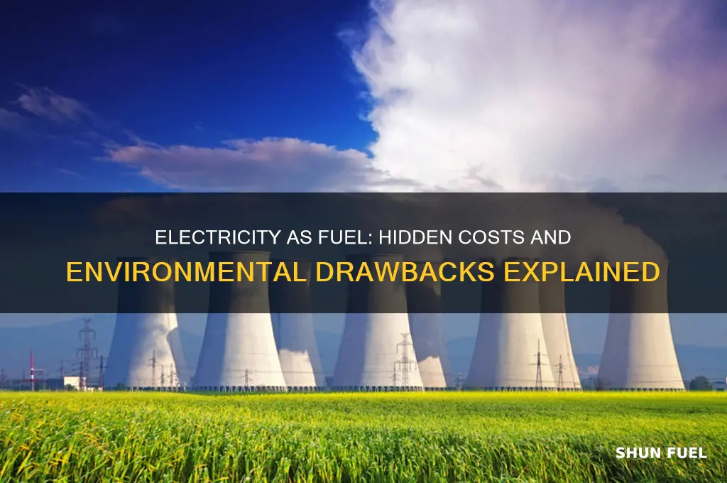 what are the drawbacks of using electricity as fuel