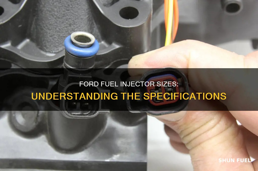 what are the fuel injector sizes on fords