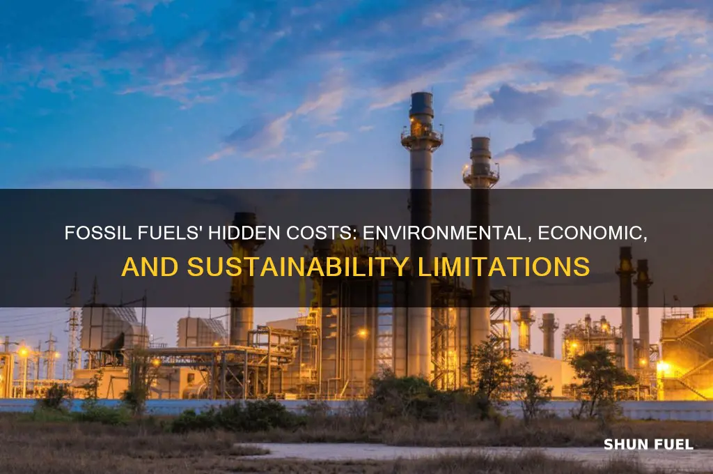 what are the limitations of using fossil fuels