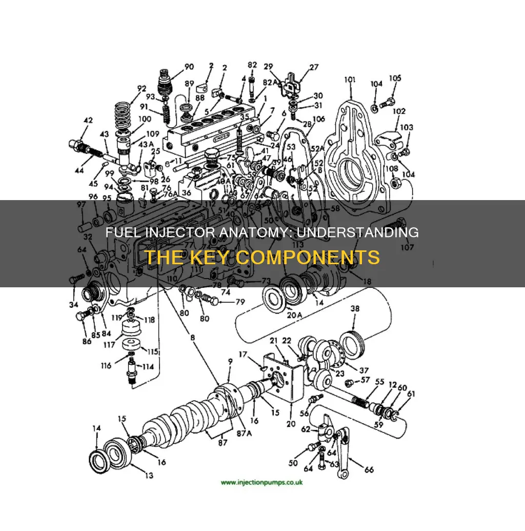 what are the parts of a fuel injector