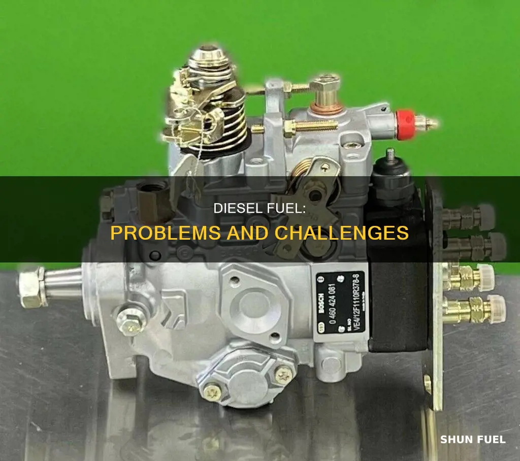 what are the problems with diesel fuel