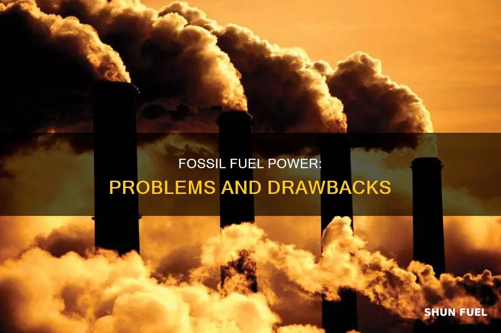 what are the problems with fossil fuel power stations