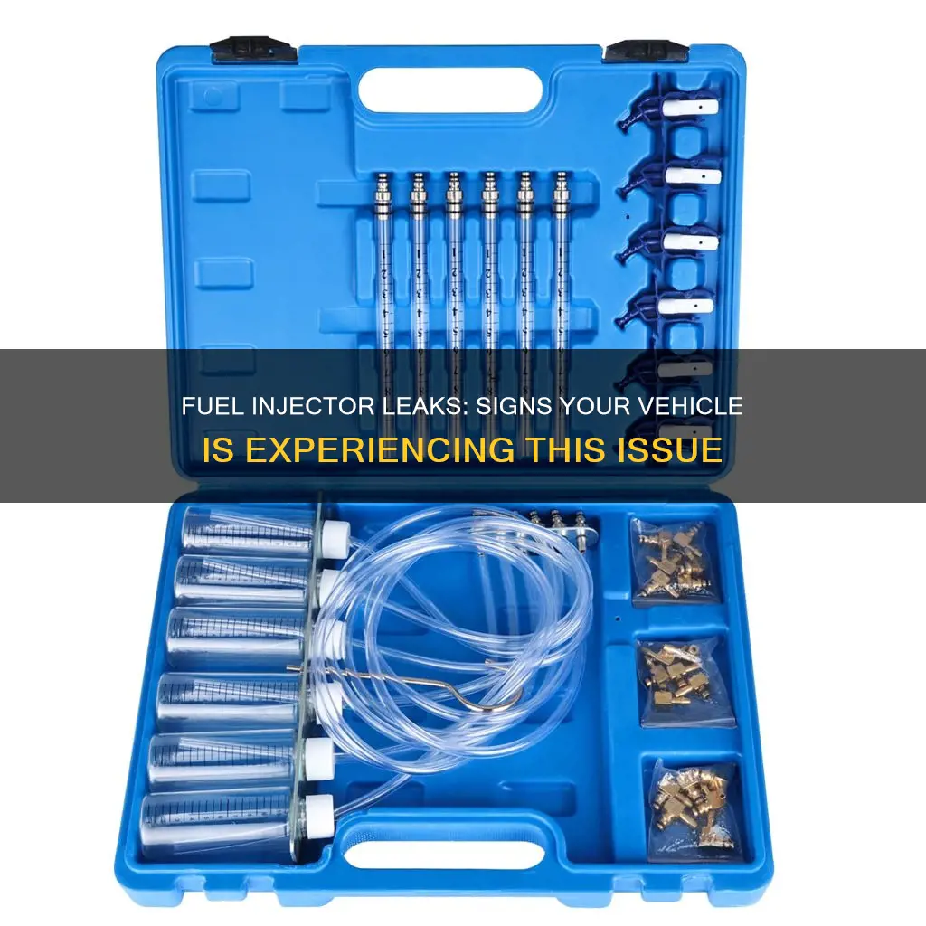 what are the signs of a leaking fuel injector