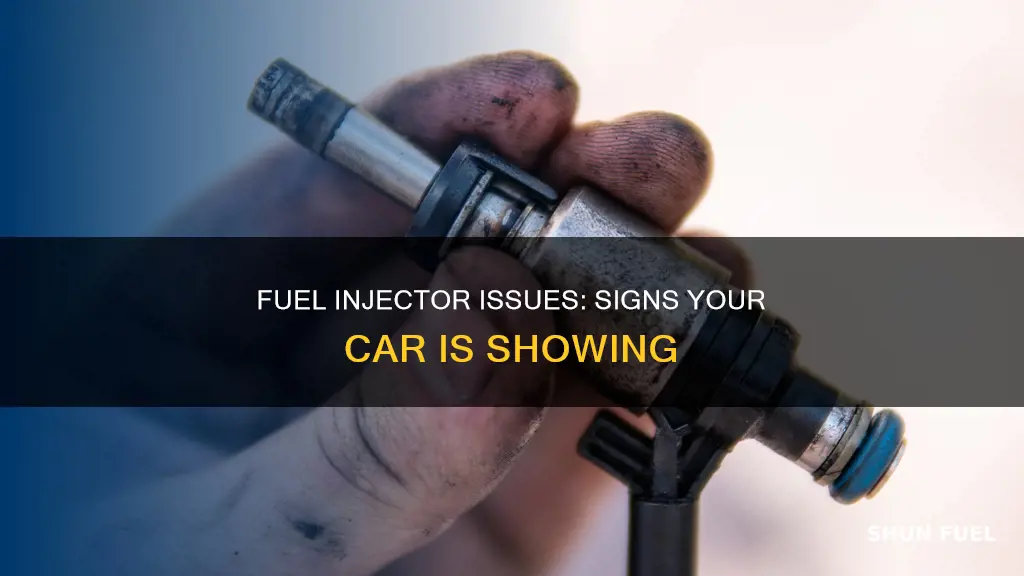 what are the signs of electronic fuel injector problems