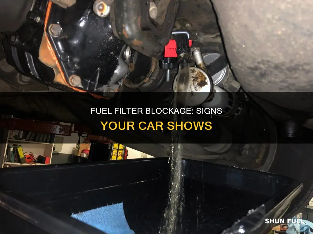 what are the symptoms of a blocked fuel filter