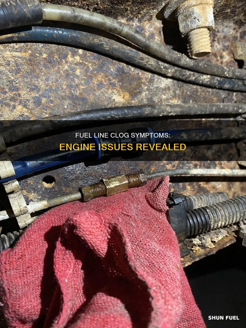 what are the symptoms of a clogged fuel line